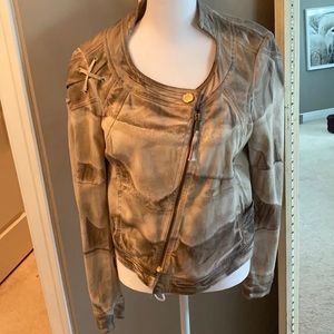 Elisa Cavaletti denim stone washed jacket